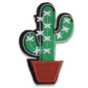 Toppa Termoadesiva Cactus