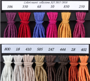 Scheda colore 1/4 Peo Pura lana Merino