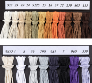 Scheda colore Cotone Makò Egitto Cablè 4 1/5