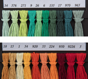 Scheda colore Estate 3/4 100% Puro Cotone Makò Egitto