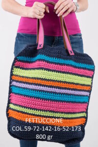 fettuccione borsa multicolor
