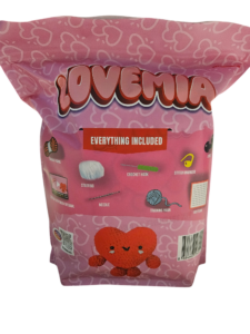 kit amigurumi cuore retro